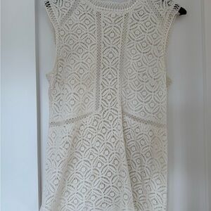 Elegant White Lace Top